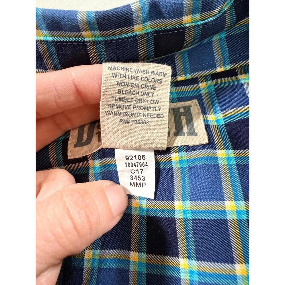 Duluth Trading Co. Wrinkle Fighter Long Sleeve Plaid Shirt Size Large Tall - Picture 3 of 10